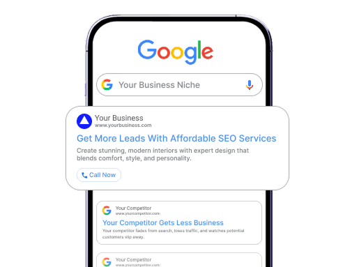 SEO ranking dashboard and performance overview