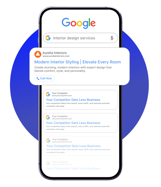 PPC marketing concept dashboard illustration